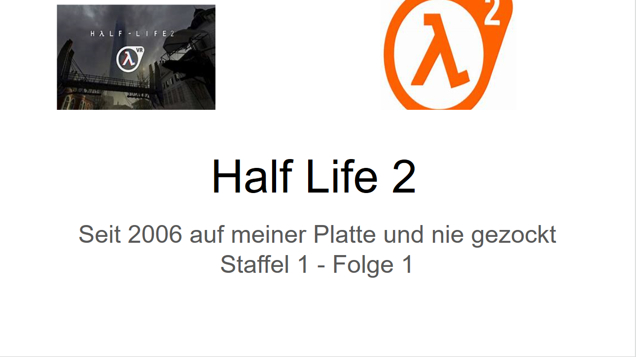 lets play half life 2