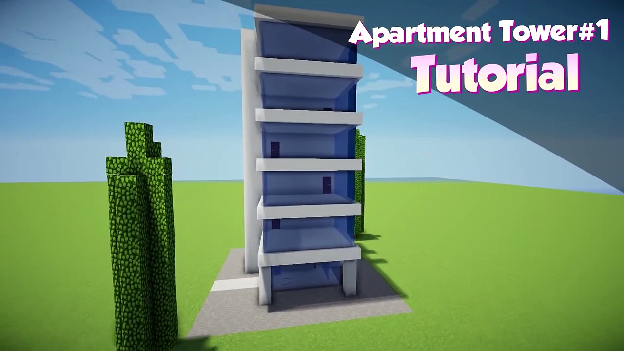 FESCHTV Minecraft: How To Build A Modern Hotel Tower (#21) - House