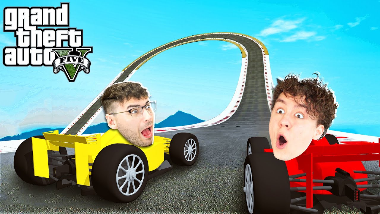 FESCHTV DIE VERRÜCKTESTE STRECKE! ROMAN gegen LARS!! GTA 5