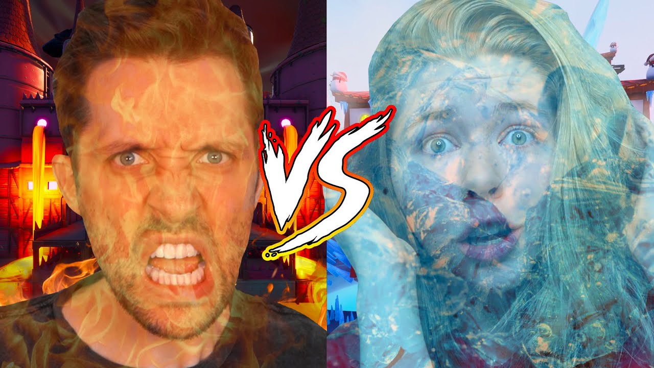 FESCHTV VULKAN BASE vs. EISBERG BASE in Fortnite